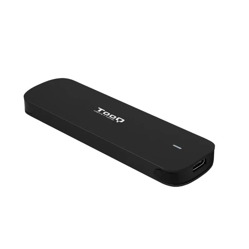 TOOQ Caja Externa M.2 TQE-2201B USB-C NVMe PCIe Aluminio Negra
