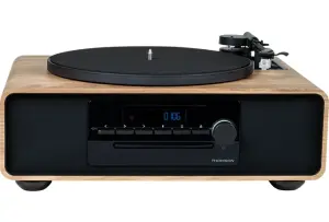 Thomson MIC300TT Micro Cadena 60W Bluetooth 5.0 con Tocadiscos, CD, Radio FM y USB