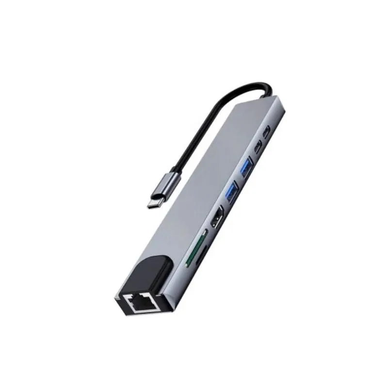 Ewent Docking Multipuerto USB-C 8 en 1 con HDMI 4K