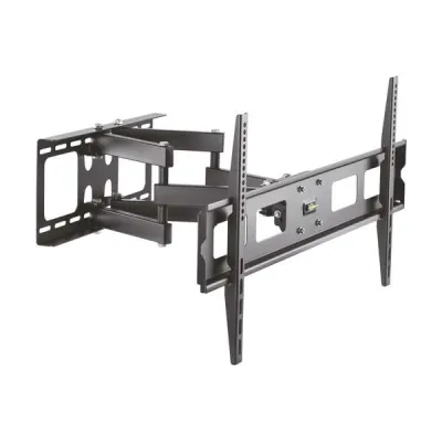 Aisens Soporte Profesional Giratorio Inclinable Nivelable para TV 37”-90” Negro