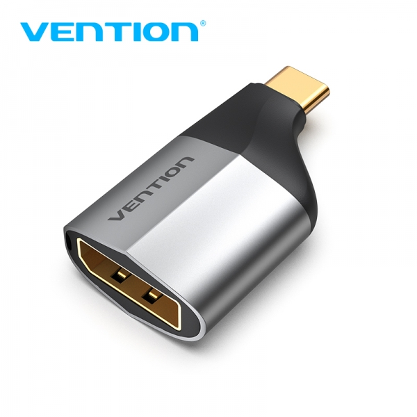 Vention Adaptador Usb-C Macho A Displayport Hembra - Color Gris