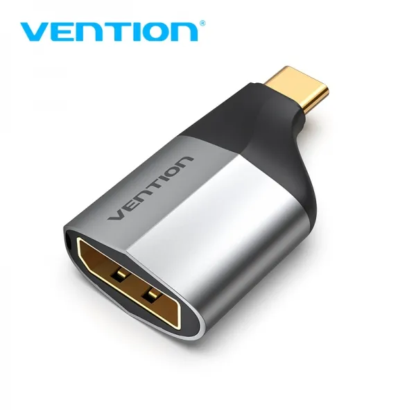 Vention Adaptador USB-C Macho a DisplayPort Hembra - Gris