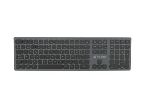 NATEC NKL-1830 Teclado Universal RF Wireless + Bluetooth QWERTY Español Negro-Gris