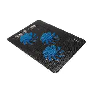 Unykach Candy C300 Base de Refrigeración con 3 Ventiladores LED Azul y 2 Puertos USB
