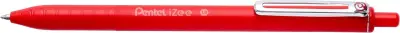Pentel iZee Bolígrafo Retráctil 0.7mm Punta Rojo Clip de Metal