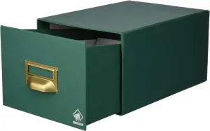 Mariola Fichero Cartón Forrado Geltex 500 Fichas 150x100 Verde