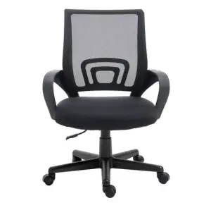 Silla de Oficina Equip de Malla Negra - Diseño Ergonómico