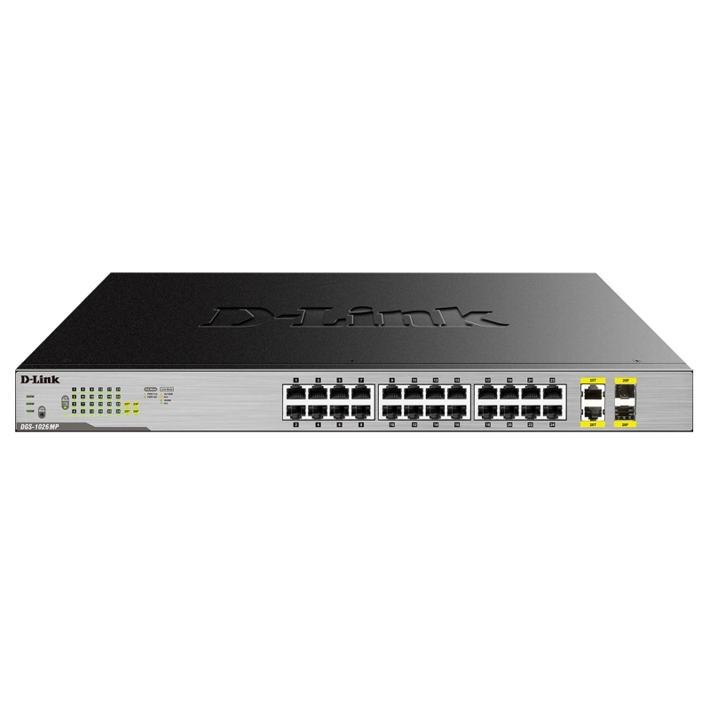 D-Link Dgs-1026Mp Switch 24Xgb Poe+ 2Xsfp