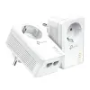 TP-LINK HomePlug Powerline 1000MB PA7027P Kit Passthrough 2P Giga - 2 Unidades