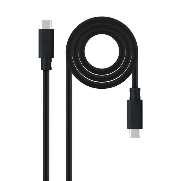 Nanocable Cable Usb 3.1 Gen2 5A Usb-C/M-Usb-C/M 1.5M - Color Negro