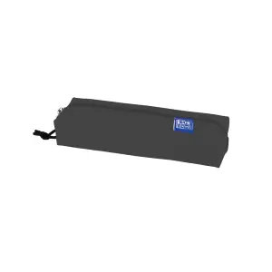 Oxford Estuche Rectangular Mediano Kangoo Live and Go - Goma Elástica - Negro