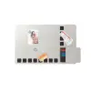 Nobo Pizarra Combinada Magnética 610x390mm con Cuadriculas, 4 Rotuladores, 2 Imanes y Borrador