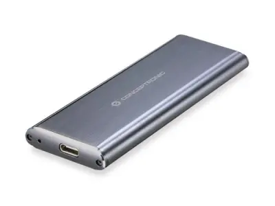 Conceptronic Caja Externa M.2 USB-C para SSD M.2 SATA3 - Aluminio, No PCIe NVMe