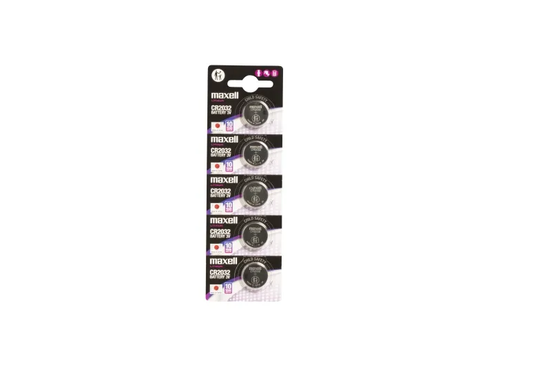 Maxell CR2032 Pilas de Litio 3V - Blister de 5 Unidades