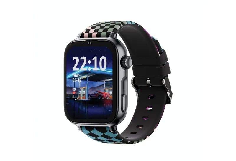 Savefamily Reloj Inteligente Smartwatch Infantil Savewatch Plus 2 - Pantalla Amoled - Carcasa Negra - Correa Silicona Loop