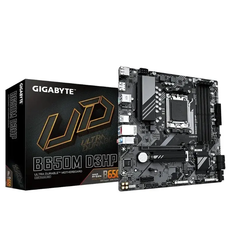 GIGABYTE B650M D3HP M-ATX AM5 4xDDR5 5600MHz HDMI DisplayPort LAN M.2