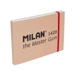 Milan 1420 The Master Gum Bloc de 30 Hojas A5 300g/m² Grano Fino Cierre Goma Elástica