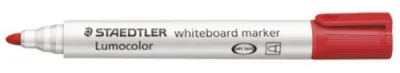 Staedtler Lumocolor 351-2 Rotulador Pizarra Blanca Punta Redonda Rojo