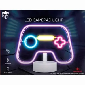 Roymart Lámpara De Neón Figura Gamepad Para Ocio Y Diversión