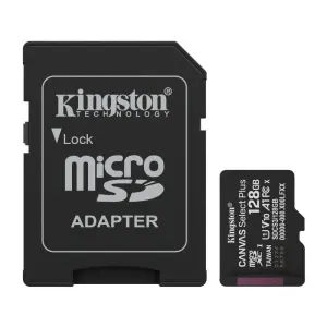 Kingston Memoria SD Micro 128GB Clase 10 con Adaptador Canvas Select Plus 100MB/s