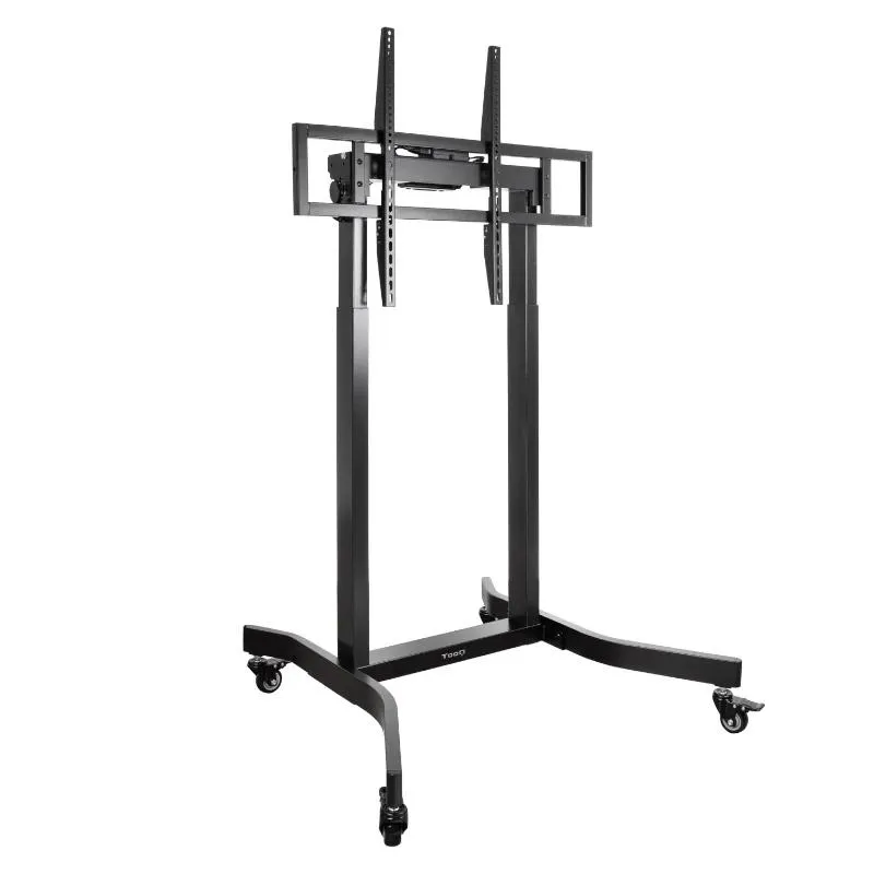 TooQ Soporte Suelo con Ruedas Eléctrico para Pantallas de 55" a 100