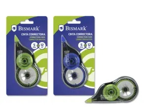 Bismark Cinta Correctora 5mm x 12m Blister