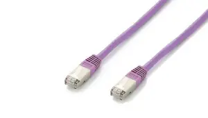 LATIGUILLO APANTALLADO S/FTP CATEGORIA 6A HF 2M PURPLE EQUIP
