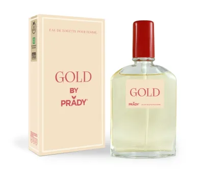 Prady Colonia de Mujer Gold - Frasco de 90 ml - Spray Pulverizador