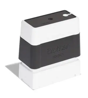 Brother Pack de 6 Monturas de Sellos Originales 18x50mm Color Negro