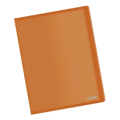 Dohe Carpetas Din A4 con Fundas Transparentes y Tapa Flexible de Polipropileno