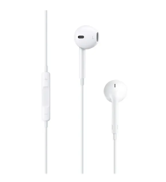 Apple EarPods Auriculares Binaurales con Micrófono y Control de Volumen - Jack 3.5mm - Blanco