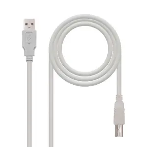 Nanocable Cable USB 2.0 A/M-B/M Beige 1.8 m