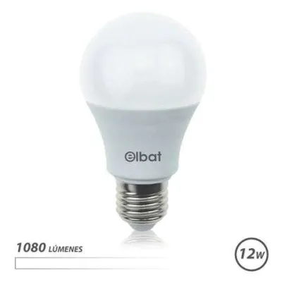Elbat Bombilla LED A60 12W 1080lm E27 Luz Blanca