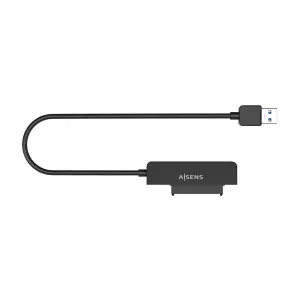 Aisens Adaptador SATA a USB-A 3.0/3.1 Gen1 para Discos Duros 2.5" - Negro