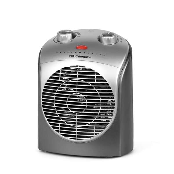Orbegozo Fh 2021 Calefactor Confort Rapido Y Seguro - Selector De 3 Posiciones - Funcion Ventilador De Aire Frio - Potencias 1100 - 2200W - Termostato Regulable - Asa Transportadora