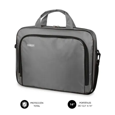 Subblim Estuche Oxford Portátil 13.3" a 14" - Protección Reforzada - Color Gris