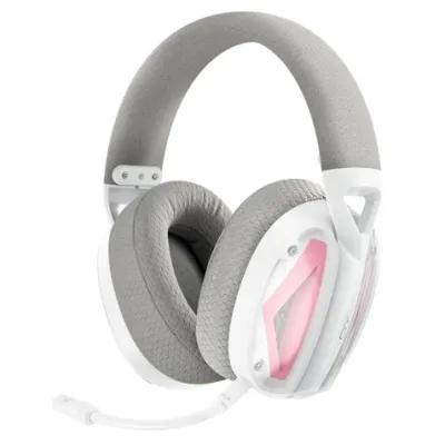 XO Auricular Gaming BE46 Inalámbrico con Micrófono Ajustable Multiplataforma Blanco