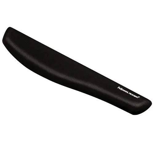 Fellowes Reposamuñecas Foam Fusion Plushtouch Negro para Teclado