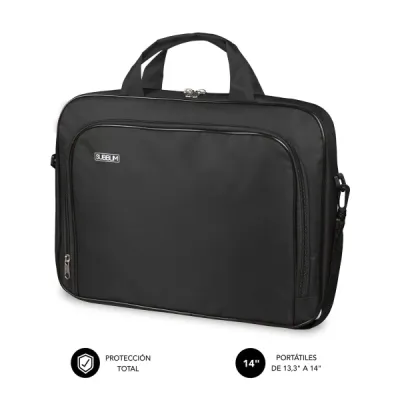 Subblim Estuche Oxford Portátil 13.3" a 14" con Protección Reforzada y Correas Ajustables - Negro