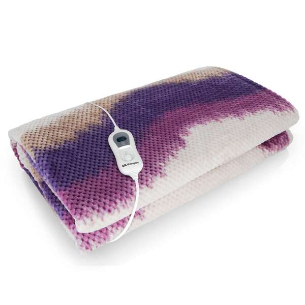 Orbegozo Mah 2500 Manta Electrica Calor Instantaneo - 3 Niveles De Potencia - Mando Electronico Extraible - Funda Lavable - Diseño Elegante Y Seguro