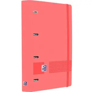 Oxford Europeanbinder Live&Go Carpeta Anillas 4x35 A4+ con Recambio 5x5 Write&Erase Sandía