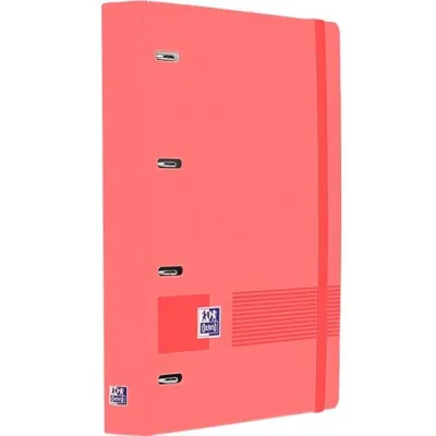 Oxford Europeanbinder Live&Go Carpeta Anillas 4x35 A4+ con Recambio 5x5 Write&Erase Sandía