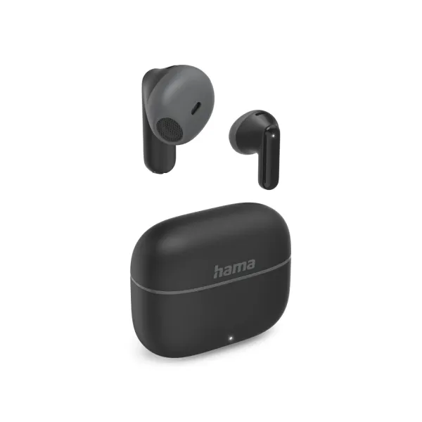 Hama Freedom Light Ii Auriculares Con Microfono Omnidireccional - Bluetooth - Rango 10M - Asistente De Voz - Carga Por Usb-C - Color Negro