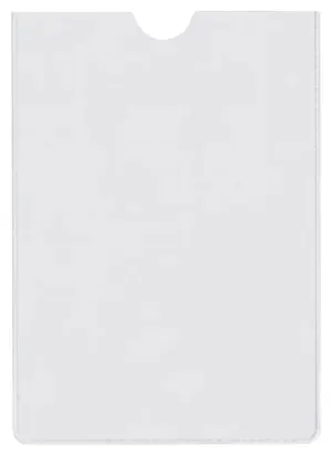 Esselte Pack de 100 Portacarnets 78x114mm 75Q 140 Micras PVC Transparente