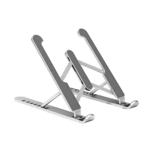 Aisens Soporte De Sobremesa Ajustable Para Tablet Plata