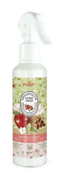 Prady Ambientador Home Spray Manzana Canela 220 ml - Spray Pulverizador