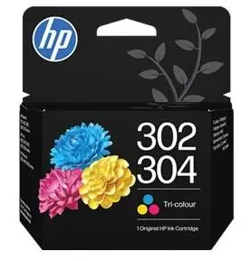HP Cartucho de Tinta Color Original 302/304 - B7RT6AE/F6U65AE/N9K05AE