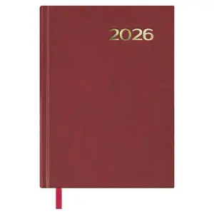 Dohe Agenda Anual Sintéx 14x20cm Burdeos 2026