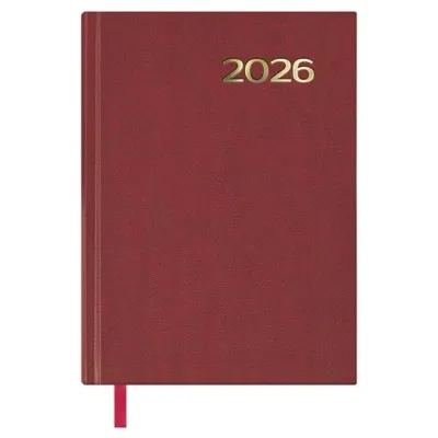 Dohe Agenda Anual Sintéx 14x20cm Burdeos 2026