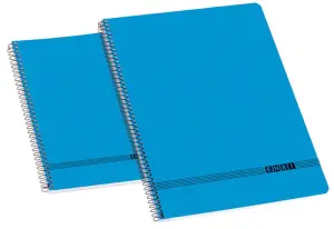 Enri Cuaderno Espiral Tapa Blanda 4º Cuadricula 4x4 Color Azul